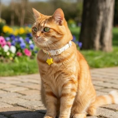 Collier chat | Tissu respirant et léger - Chicetchat