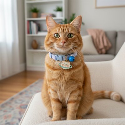 Collier Chat | Ajustable pour chats actifs et aventuriers - Monminouchat