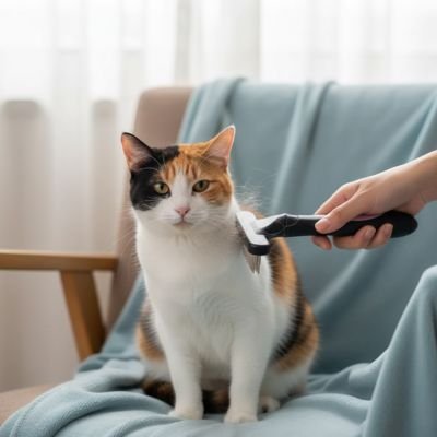 Brosse Chat | Anti - Poils Premium - Chicetchat