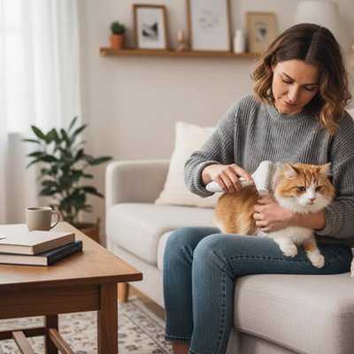 Brosse pour Chat | Anti - Boules de Poils - Chicetchat