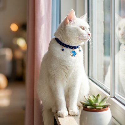 Collier Chat | Accessoire avec médaille tendance et confortable - Monminouchat