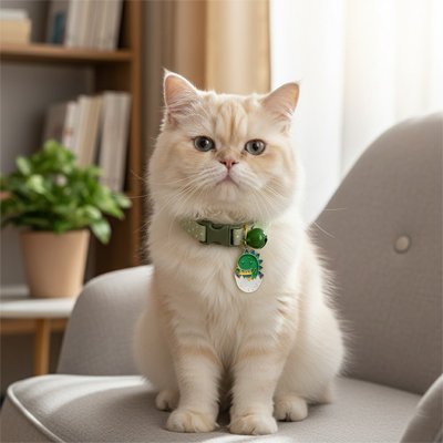 Collier Chat | Ajustable pour chats actifs et aventuriers - Monminouchat