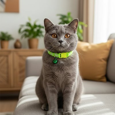 Collier Chat | Clochette - Monminouchat