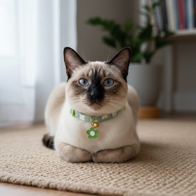 Collier Chat | Noisette - Monminouchat