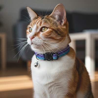 Collier chat | Coloré avec clochette - Monminouchat