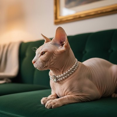 Collier chat | Chic perlés - Monminouchat