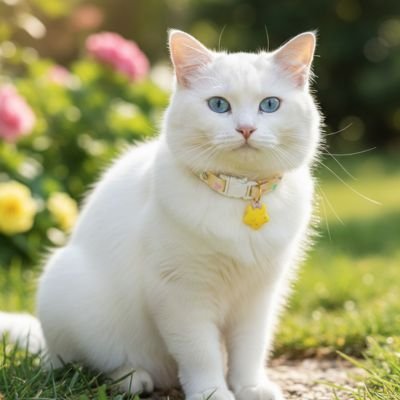 Collier chat | Tissu respirant et léger - Chicetchat