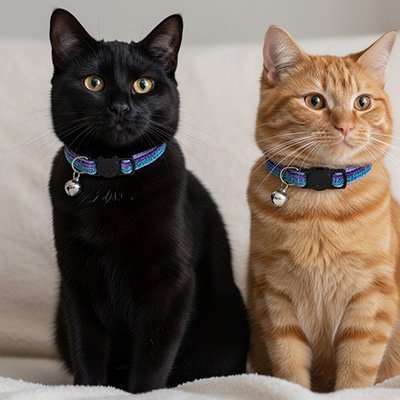 Collier chat | Coloré avec clochette - Monminouchat