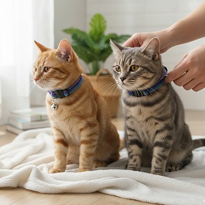 Collier chat | Coloré avec clochette - Monminouchat