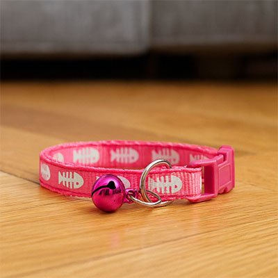 Collier Chat | Motif poisson - Collier réglable, doux et élégant - Monminouchat