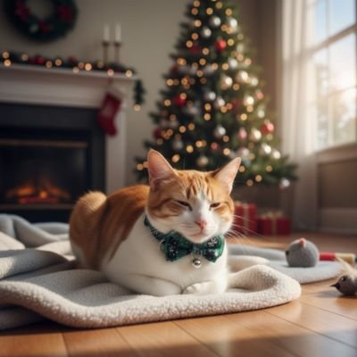 Collier chat | Motif Carreaux Chic - Monminouchat