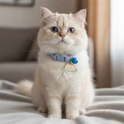 Collier Chat | Ajustable pour chats actifs et aventuriers - Monminouchat