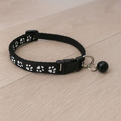 Collier chaton | Empreintes de pattes léger ajustable - Monminouchat