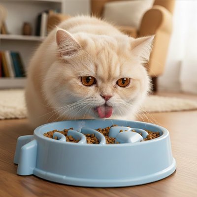Gamelle anti glouton chat | Whiskora - Chicetchat