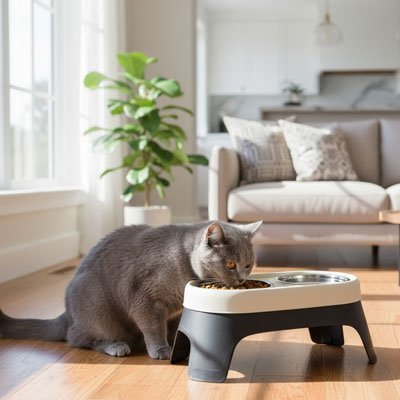 Gamelle Chat surélevée | Nomi - Chicetchat