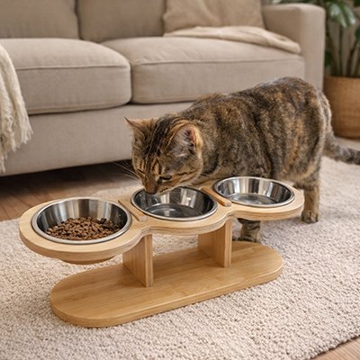 Gamelle Chat surélevée 