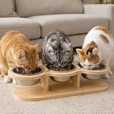 Gamelle Chat surélevée 