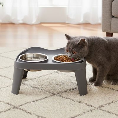 Gamelle Chat surélevée | Mewza - Chicetchat