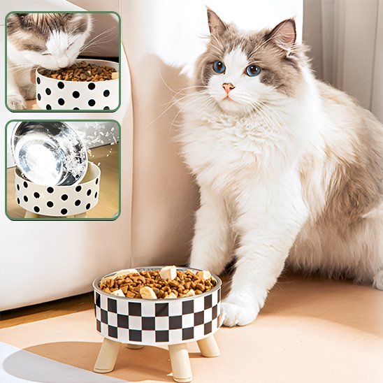 Gamelle pour chat | Ergonomique Antidérapante - Monminouchat