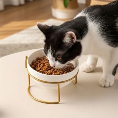 Gamelle surélevée chat 
