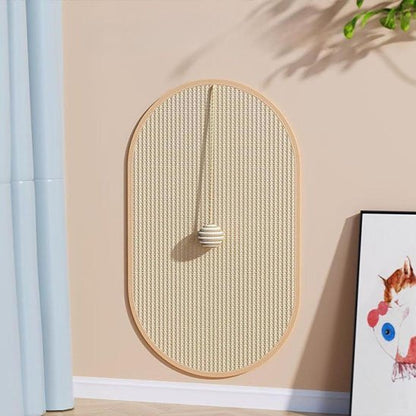 Griffoir chat | Design mural avec jouet suspendu - Griffage vertical - Chicetchat