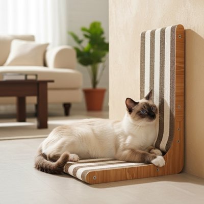 Griffoir chat | Cadre Bambou - Monminouchat