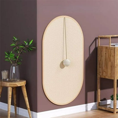 Griffoir chat | Design mural avec jouet suspendu - Griffage vertical - Chicetchat