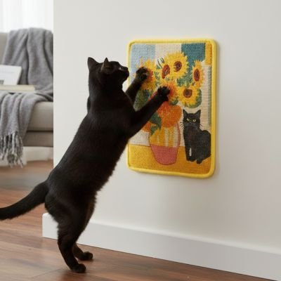 Griffoir pour Chat | Tapis Griffoir Mural pour Chat – Sisal - Chicetchat
