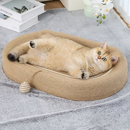 Griffoir pour chat | Ovale avec rebords surélevés - Chicetchat