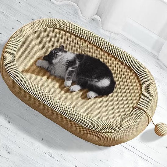 Griffoir pour chat | Ovale avec rebords surélevés - Chicetchat