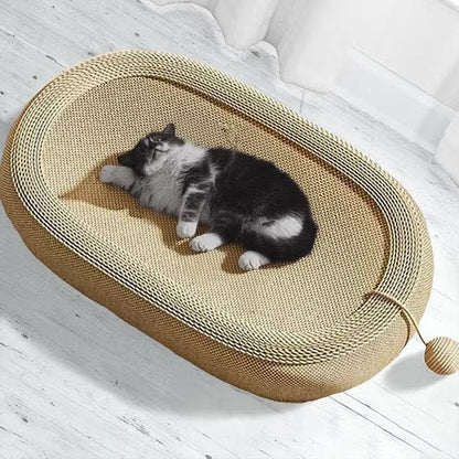 Griffoir pour chat | Ovale avec rebords surélevés - Chicetchat