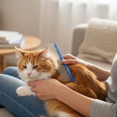 Peigne chat | Anti - nœuds en Douceur - Monminouchat