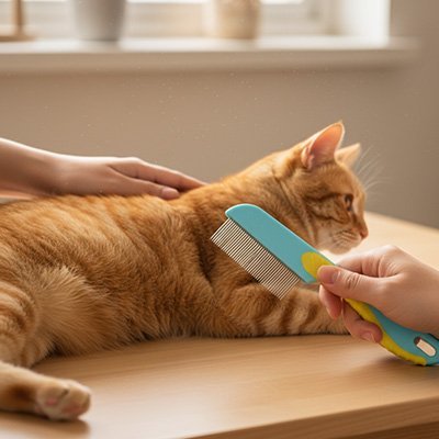 Peigne pour chat | Moustache & Poils - Chicetchat