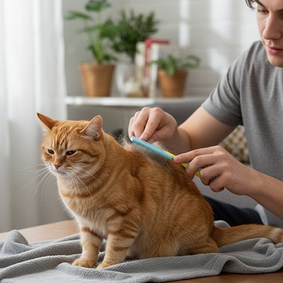 Peigne pour chat | Moustache & Poils - Chicetchat