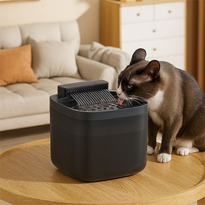 Fontaine eau chat | PureFlow - Chicetchat