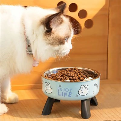 Gamelle chat surélevée | Katera - Chicetchat