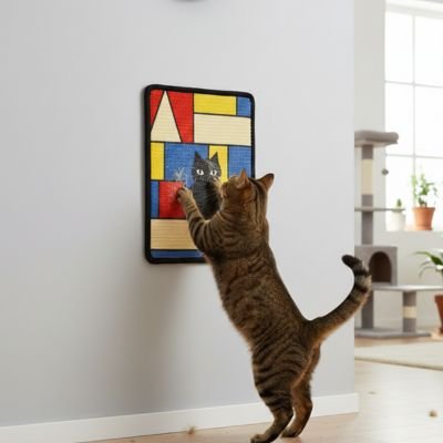 Griffoir Chat | Griffoir Mural Design en Sisal - Chicetchat
